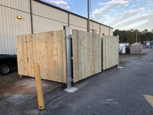 Dumpster Enclosure that we offer