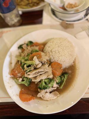 Chicken with mixed vegetables