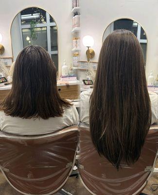 Extreme length transformation and custom color
