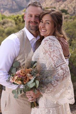 My gorgeous flowers lovingly crafted by Thimbleberry