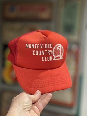 vintage ball cap from the montevideo country club - likely from the 70's