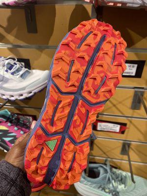 Trail shoe with soles made to mimicking cougar paws?? (Sales pitch sounded exaggerated but it does look like a good grip)
