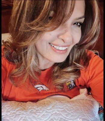 Love my hair plus she dose a hair treatment as well San. Diego it's lucky to have her in the area