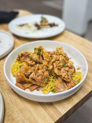 Korean Chick men and Tutu Karen's Dry Mein