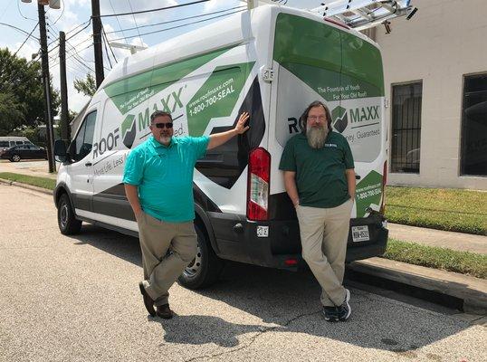 RoofResto Team Ruben Romair & Travis Little