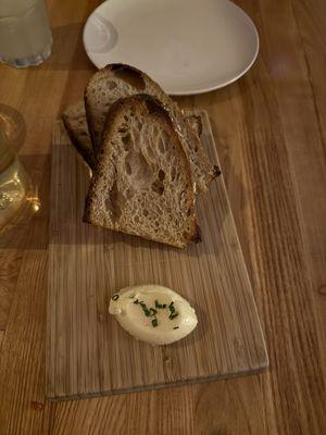 homemade sourdough and butter