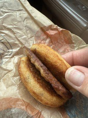 Mc griddle, missing the egg.