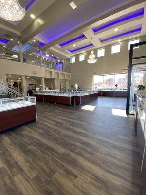 Interior of Dallas Gold & Silver Exchange at Frisco