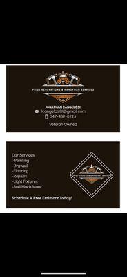 Pride Renovations and Handyman Service