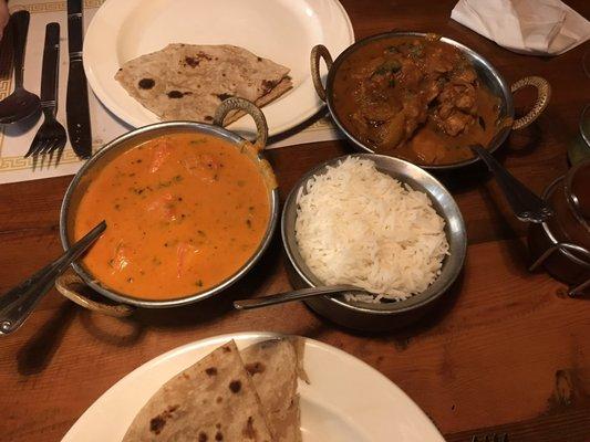 Chicken Tikka Masala & Chicken Curry