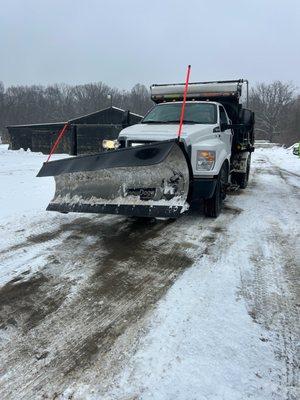 In need of professional and reliable snow and ice removal for your commercial site?