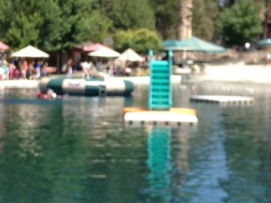 The "deep end" of the lake.