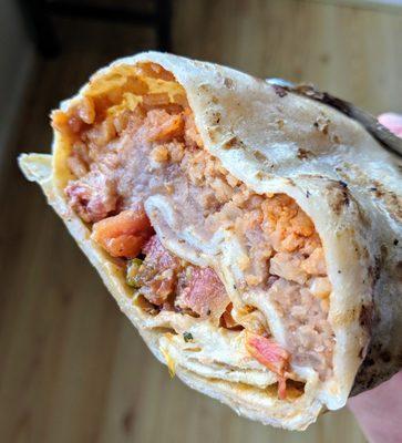 Al pastor burrito
