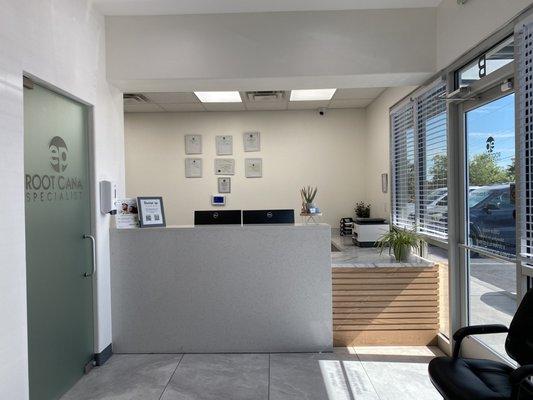 Our front desk area.