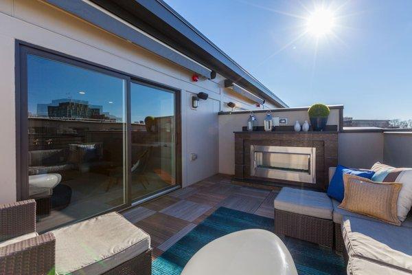 Massaranduba Wood Structural Panel on pedestals Montgomery County, MD