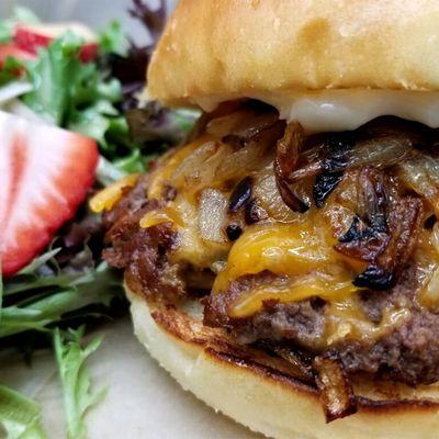 Smashing Cheeseburger - Grassfed & Local