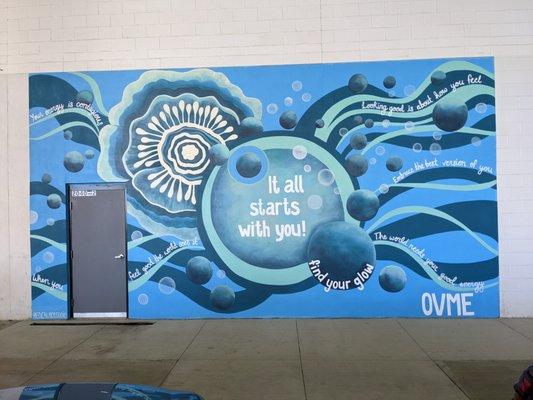 It All Starts with You Mural, 300 South Blvd, Charlotte