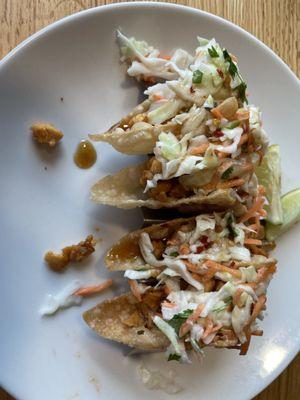 Chicken Wonton Tacos