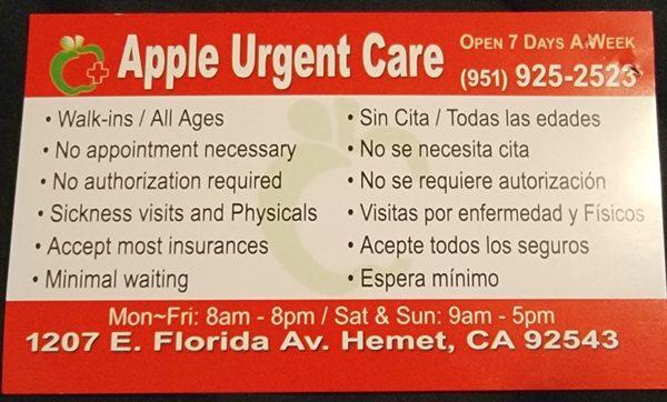 Apple Urgent Care