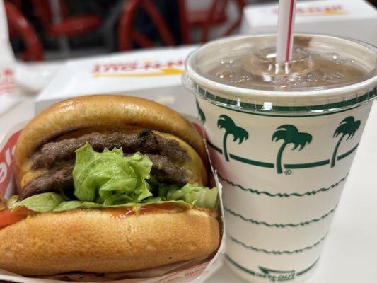 Double Double, Chocolate Shake, Animal Fries