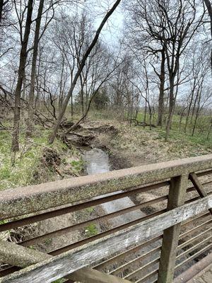 Bridge across stream