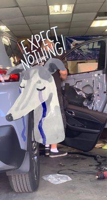 I came back because they did not put the windows tin right and what I find is this No good so disappointed my brand new car