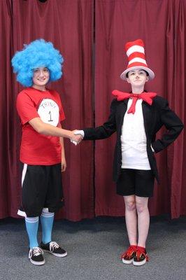 Cat in the Hat and Thing 1