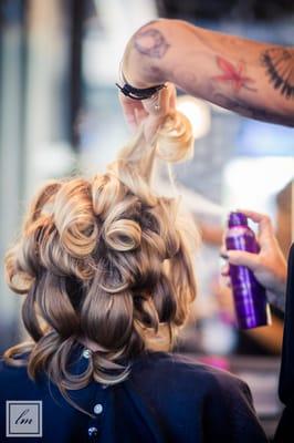 Lindsey styling hair