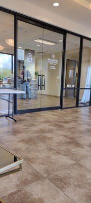 In the lobby of Berkshire