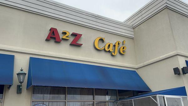 A2Z Cafe entrance.
