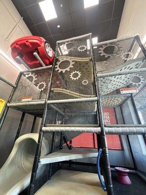 Large play structure for kids while you wait