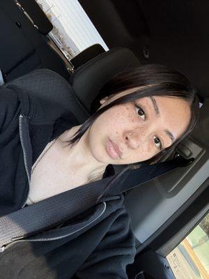 simple brow wax + mapping done by Sophia