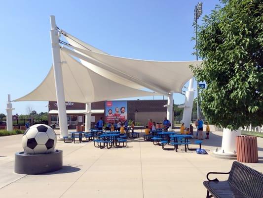 Shaded Gathering Area