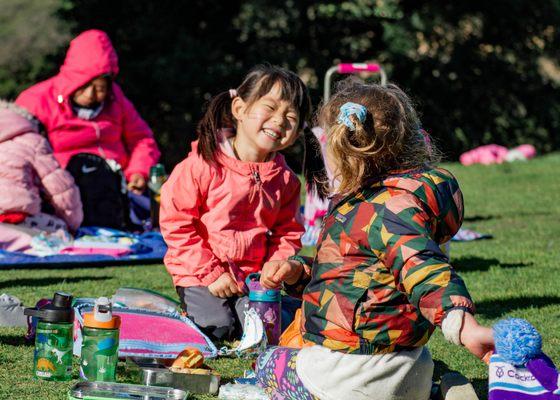 Making friends is the best part of camp!