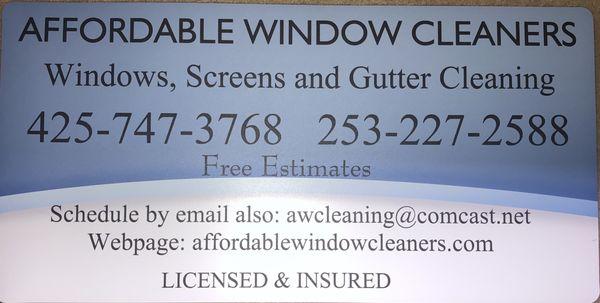 Affordable Window Cleaners