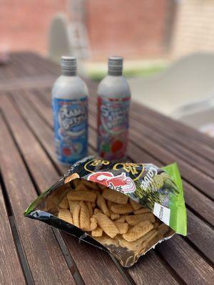 Wasabi chips #tasteofcsuc