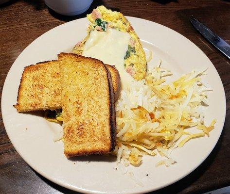 Ham and Veggie Omelet at Burger Theory Grand Rapids