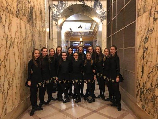 Rochester Academy Dancers performing at City Hall