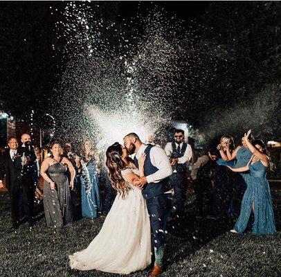 Champagne send off for Vanessa & Adam. Stunning photo taken on May 25, 2019. Congratulations to you both!