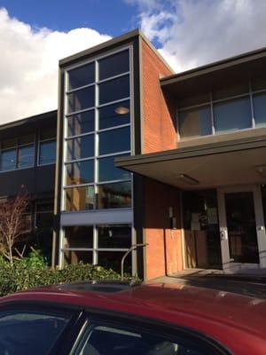 Another shot of the outside of the office building. Ring 214 (listed as LKY) and you'll be buzzed in.