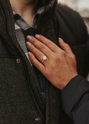 My wife's engagement ring