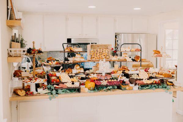 Charcuterie spread for 40 guests