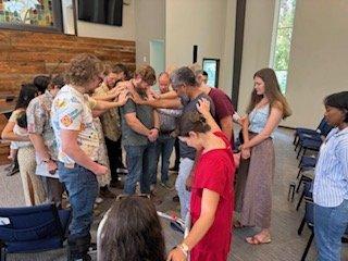 Blessing Micah, our new elder