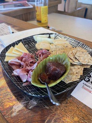Small charcuterie plate