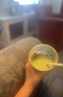 I felt full yet light after drinking it, while also quite alert! : ) #Mega Matcha