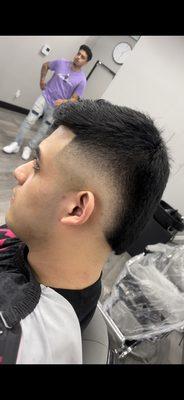 High Bald Burst Fade