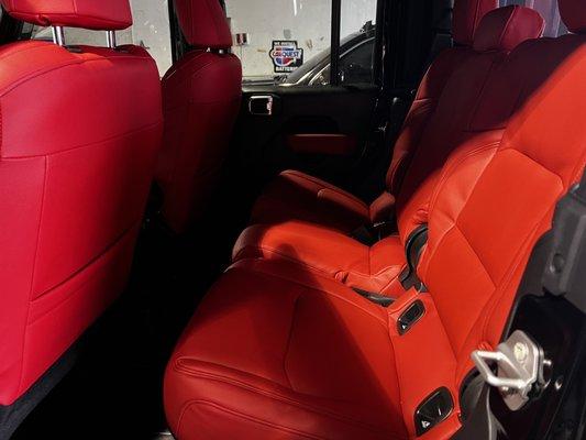 Leather seat upgrades