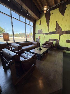 Get comfy in our lounge.