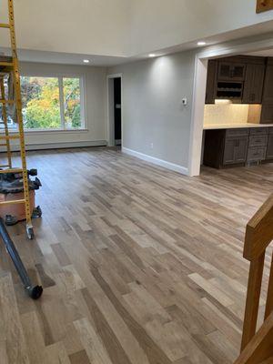 Hardwood flooring bought at McGoverns.