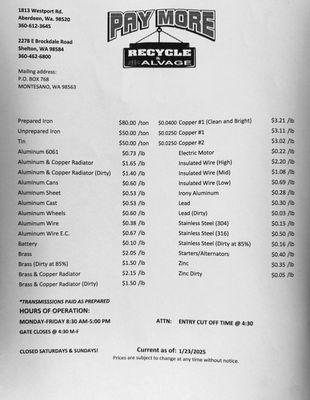 Pay More Recycle & Salvage